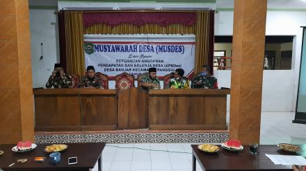 Musyawarah Desa Perubahan APBDes 2020